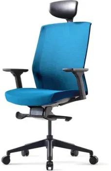 Bestuhl J1 Black Pl с подголовником (синий)