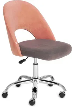 TetChair Latina (флок, розовый/серый)