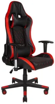 Norden Lotus Evo RF-8106A PU (экокожа, черный/красный)