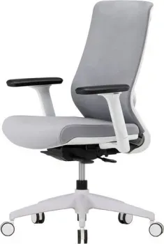 Chair Meister Nature II слайдер (белая крестовина,серый)