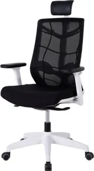 Chair Meister Nature II (белая крестовина, черный)