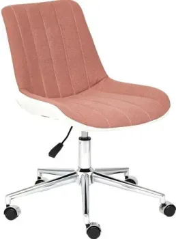 TetChair Style (экошерсть/кожзам, розовый/белый)
