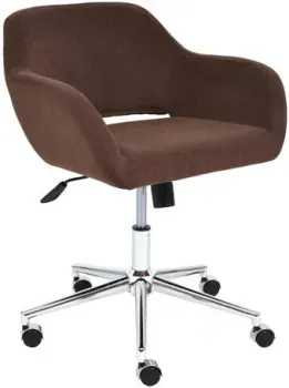 TetChair Modena (флок, хром/коричневый)