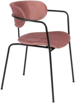 TetChair Van Hallen mod.2433S (черный/коралловый)