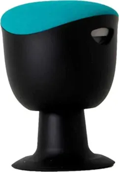 Chair Meister Tulip (черный пластик, бирюзовый)