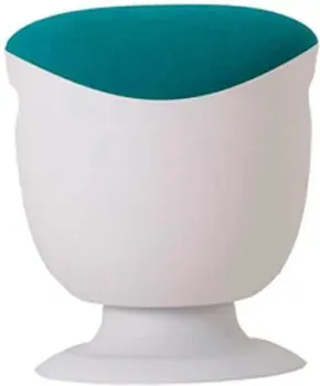 Chair Meister Tulip (белый пластик, бирюзовый)