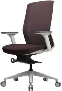 Bestuhl J1G120M (белая крестовина, коричневый)