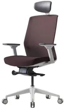Bestuhl J1G120L (белая крестовина, коричневый)
