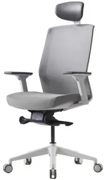 Bestuhl J1G120L (белая крестовина, серый)