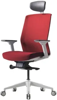 Bestuhl J1G120L (белая крестовина, красный)