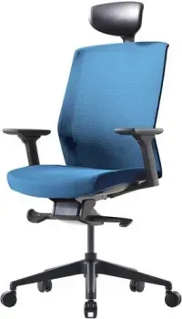 Bestuhl J1G120L (черная крестовина, синий)