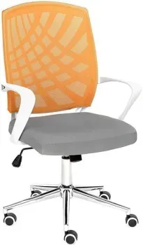 TetChair Ray 20212 (серый/оранжевый)