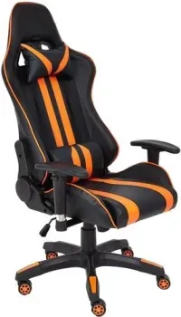 TetChair Айкар 16718 (черный/оранжевый)