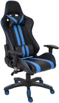 TetChair Айкар 16718 (черный/синий)