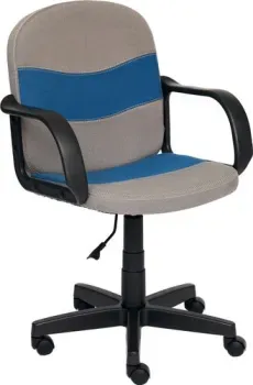 TetChair Багги, ткань (серый/синий)