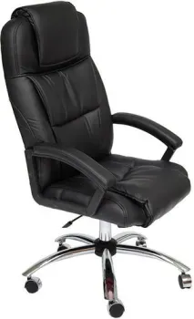 TetChair Бергамо хром (черный)