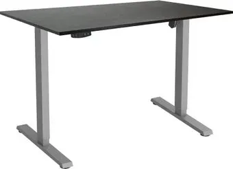 ErgoSmart Electric Desk Slim 1380х800х18 мм (эвкалипт темно-коричневый/серый)