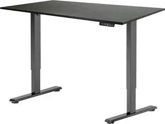 ErgoSmart Electric Desk Prime 1200х650х18 мм (эвкалипт темно-коричневый/черный)