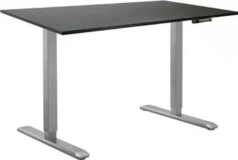 ErgoSmart Manual DESKFIT DF100 1380х800х18 мм (эвкалипт темно-коричневый/серый)