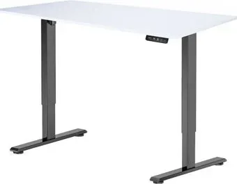ErgoSmart Electric Desk Prime 1380х800х18 мм (альпийский белый/черный)