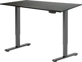 ErgoSmart Electric Desk Light 1200х650х18 мм (эвкалипт темно-коричневый/черный)