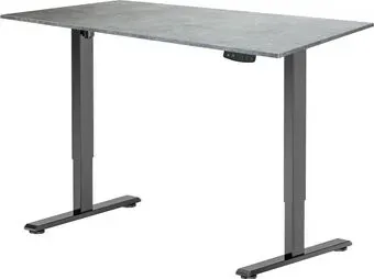 ErgoSmart Electric Desk Light 1200х650х18 мм (бетон Чикаго/черный)