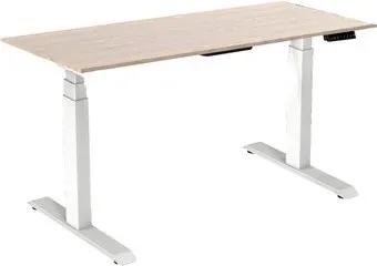WellDesk с электроприводом Bosch двухмоторный 28мм (сосна, белый)
