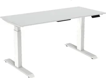 WellDesk с электроприводом Bosch двухмоторный 28мм (пепел 621, белый)