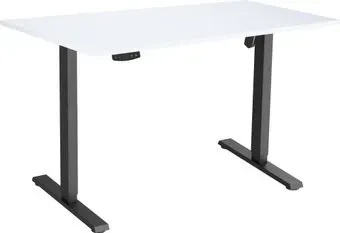 ErgoSmart Electric Desk Slim 1200х650х25мм (альпийский белый/черный)