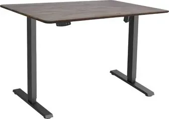 ErgoSmart Wooden Electric Desk Slim 1200х600х27мм (прямой край, дуб галифакс/черный)