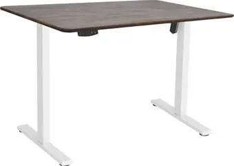 ErgoSmart Wooden Electric Desk Slim 1200х600х27мм (прямой край, дуб галифакс/белый)