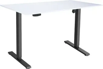 ErgoSmart Electric Desk Slim 1380х800х18 мм (альпийский белый/черный)