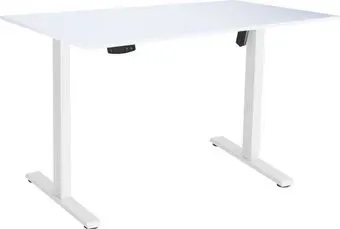 ErgoSmart Electric Desk Slim 1380х800х18 мм (альпийский белый/белый)