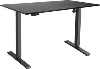 ErgoSmart Electric Desk Slim 1200х650х18 мм (эвкалипт темно-коричневый/черный)