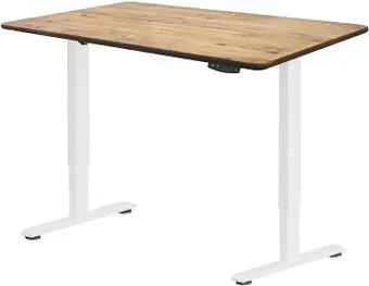 ErgoSmart Electric Desk Light 1200х600х27 мм (прямой край, дуб натуральный/белый)