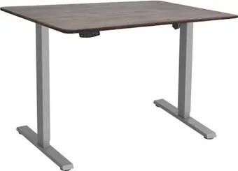 ErgoSmart Wooden Electric Desk Slim 1300х750х27 мм (прямой край, дуб галифакс/серый)