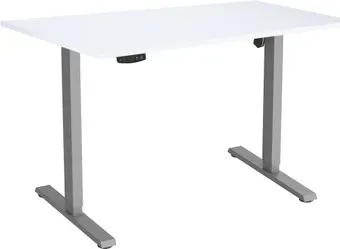 ErgoSmart Electric Desk Slim 1200х650х25 мм (альпийский белый/серый)