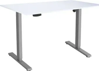 ErgoSmart Electric Desk Slim 1380х800х18 мм (Ясень Тронхейм/серый)