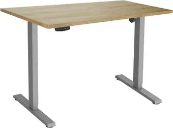 ErgoSmart Electric Desk Slim 1200х650х18 мм (дуб натуральный/серый)