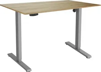 ErgoSmart Electric Desk Slim 1380х800х18 мм (дуб натуральный/серый)