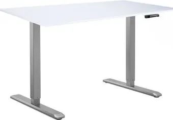 ErgoSmart Manual DESKFIT DF100 1380х800х18 мм (альпийский белый/серый)