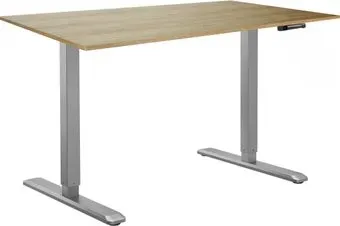 ErgoSmart Manual DESKFIT DF100 1200х650х18 мм (дуб натуральный/серый)