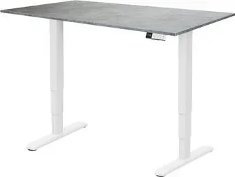 ErgoSmart Unique Ergo Desk 1200x650x18 мм (бетон чикаго/белый)
