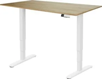 ErgoSmart Unique Ergo Desk 1200x650x18 мм (дуб натуральный/белый)