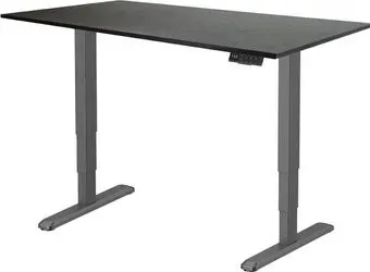 ErgoSmart Unique Ergo Desk 1200x650x18 мм (эвкалипт темно-коричневый/черный)
