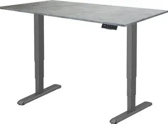 ErgoSmart Unique Ergo Desk 1200x650x18 мм (бетон чикаго/черный)