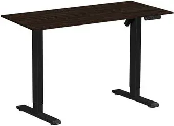 WellDesk Basic 1300x675х18 (черный/дуб термо черно-коричневый)