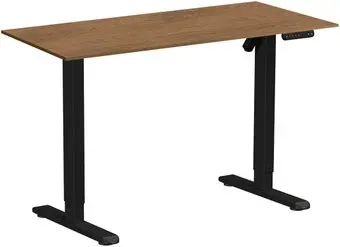 WellDesk Basic 1200x675x18 (черный/дуб стирлинг)