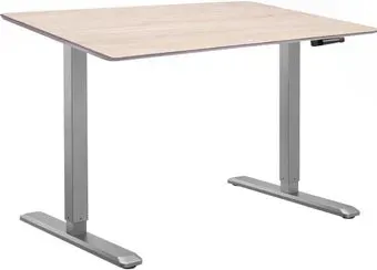ErgoSmart Wooden Manual DESKFIT DF100 1300х750х27 мм (скошенный край, дуб беленый/серый)