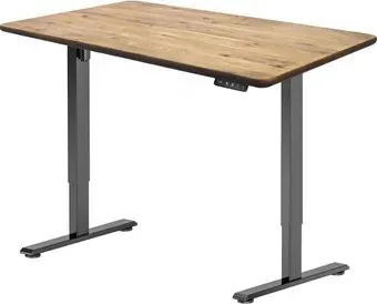 ErgoSmart Wooden Electric Desk Prime 1300х750х27 мм (прямой край, дуб натуральный/черный)